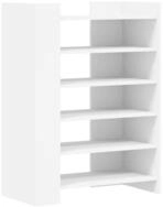 vidaXL Schuhregal Schuhschrank Wei&szlig; 74,5x37,5x100 cm Holzwerkstoff, 1-tlg.