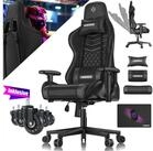 KESSER Gaming Chair, Ergonomisch Gamingstuhl 150kg belastbar B&uuml;rostuhl Lenden- &