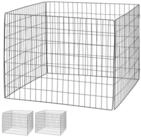 relaxdays Komposter Metall 3er Set schwarz, BxTxH: 90x90x70 cm