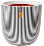 aplanta Blumentopf Blumentopf Kugel Groove elfenbein, 35x34 cm