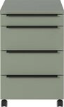 GERMANIA Rollcontainer Mailand, mit 4 Schubladen, optional mit...