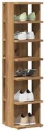 vidaXL Schuhschrank NA Schuhregal Schuhschrank Artisan-Eiche 28x27x102 cm Spanplatte