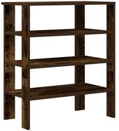 vidaXL Schuhregal Schuhregal R&auml;uchereiche 61x32x70 cm Holzwerkstoff, 1-tlg.