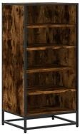 vidaXL Schuhregal Schuhregal R&auml;uchereiche 48x38x97,5 cm Holzwerkstoff, 1-tlg.