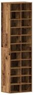 vidaXL Schuhregal Schuhschrank Altholz-Optik 54x34x183 cm Holzwerkstoff, 1-tlg.