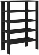 vidaXL Schuhregal Schuhregal Schwarz 61x32x87,5 cm Holzwerkstoff, 1-tlg.