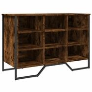 vidaXL Schuhregal Schuhregal R&auml;uchereiche 90x38x61,5 cm Holzwerkstoff, 1-tlg.