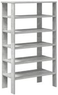 vidaXL Schuhregal Schuhregal Betongrau 61x32x105 cm Holzwerkstoff, 1-tlg.