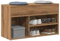 vidaXL Schuhschrank 80 x 30 x 45 cm Schuhbank Schuhregal Schuhschrank...