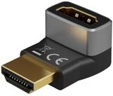 Goobay GOOBAY HDMI-Adapter 72009 90&deg; vertikal 8k 60Hz vergoldet HDMI-Adapter