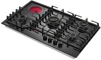 KB Elements Gas-Kochfeld ELK131GH5, Kupfer- und Aluminium-Brenner, Gusseisenrost