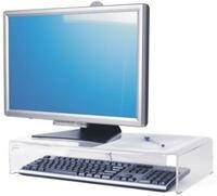 Dataflex Monitor-Halterung Monitorst&auml;nder CRT 900 Acryl transparent