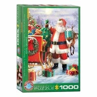 EUROGRAPHICS Puzzle Nikolaus mit Schlitten von Simon Tread, 1000 Puzzleteile