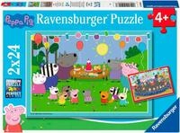 Ravensburger Puzzle Partyzeit!, 48 Puzzleteile, 2x24 Teile, Made in Europe