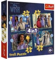 Trefl Puzzle Puzzle Songs: Tr&auml;ume werden wahr 4in1 (35,48,54,70 Teile), Puzzleteile