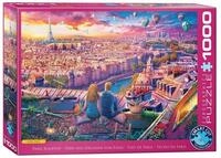 EUROGRAPHICS Puzzle &Uuml;ber den D&auml;chern von Paris, 1000 Puzzleteile