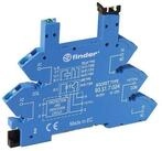 finder Stromverteiler Finder Fassung m.Zugfederklemme 12VDC blau 93.51.7.024