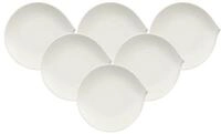 Villeroy & Boch Fr&uuml;hst&uuml;cksteller Flow Fr&uuml;hst&uuml;cksteller &oslash; 21 cm 6er Set, (6...