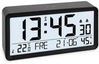 ADE Funktischuhr digital XXL-Ziffern, Tischuhr & Wanduhr mit Thermometer, 2