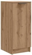 vidaXL Schuhregal Schuhschrank Artisan-Eiche 29,5x35x70 cm Holzwerkstoff, 1-tlg.