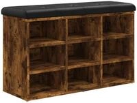 vidaXL Sitzbank Schuhbank R&auml;uchereiche 82x32x50 cm Holzwerkstoff