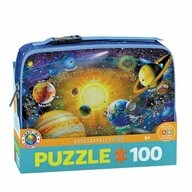 EUROGRAPHICS Puzzle Sonnensystem mit Lunchbox, 100 Puzzleteile