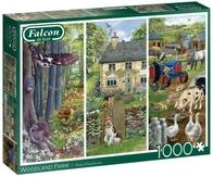 Jumbo Spiele Puzzle Falcon Woodland Farm 1000 Teile Puzzle, 1000 Puzzleteile,...
