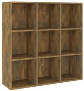 vidaXL B&uuml;cherregal NA B&uuml;cherschrank R&auml;uchereiche 98x30x98 cm