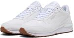 Sneaker PUMA "ST RUNNER V4 L", Herren, Gr. 44, wei&szlig; (puma wei&szlig;, glacial gray, gum),