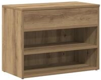vidaXL Schuhregal Schuhbank Artisan-Eiche 60x30x45 cm Holzwerkstoff, 1-tlg.