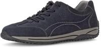 Schn&uuml;rschuh GABOR "FLORENZ", Damen, Gr. 37, blau (nachtblau), Nubukleder, unifarben,