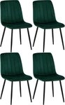 CLP Esszimmerstuhl Dijon (4er Set, 4 St), gepolstert, mit Ziern&auml;hten