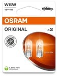 Osram KFZ-Ersatzleuchte 12W W5W T10 Standlicht Glassockellampe Original Spare Part