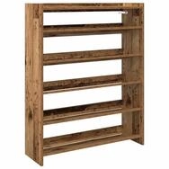 vidaXL Schuhschrank Schuhregal Altholz-Optik 80x25x100 cm Holzwerkstoff