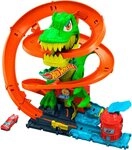 Hot Wheels Autorennbahn Hot Wheels City T-Rex-Feuerschlacht