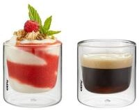 GEFU Thermoglas Thermoglas MIRA doppelwandig 2er Set Thermo Kaffee