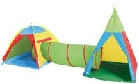 Knorrtoys&reg; Spielzelt Zeltstadt Zenovia mit Spieltunnel bunt