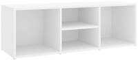 vidaXL Schuhbank, Schuhregal Wei&szlig; 105x35x35 cm Holzwerkstoff