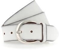 Tamaris Lederg&uuml;rtel Charlotte Silver mit Logoschriftzug auf der G&uuml;rtelschlaufe,