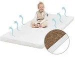 Babymatratze mit hochwertigem Schaum, Kokosplatte und Hygienebezug, Ehrenkind,