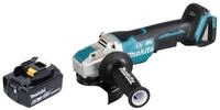 Makita Winkelschleifer DGA 520 G1X1 18 V 125 mm X-LOCK Brushless + 1x Akku 6,0 Ah