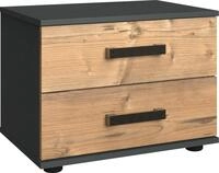 Wimex Nachttisch Stockholm, Nachtkommode 52cm breit, Made in Germany, Industrial