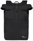 Jack Wolfskin Freizeitrucksack Jack Wolfskin Rolltop Rucksack Island Black (1-tlg)