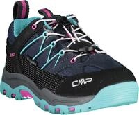Wanderschuh CMP "KIDS RIGEL LOW WP TREKKING SHOES", Jungen, Gr. 34, blau...