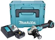 Makita Winkelschleifer DGA 520 RF1JX1 18 V 125 mm X-LOCK + 1x Akku 3,0 Ah + Lader +