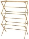 en.casa W&auml;schest&auml;nder, &raquo;Grinau&laquo; faltbar Bambus 128 x 72 x 44 cm beige