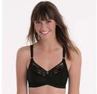 Rosa Faia Soft-BH Sita verstellbare Tr&auml;ger, transparente Blende, mit Spitze, feminin