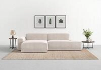 TRENDMANUFAKTUR Ecksofa Braga, mit hochwertigem Kaltschaum, L-Form, in Cord