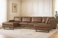 Home affaire Wohnlandschaft Pinto, 350 cm, U-Form, XXL, mit Ottomanen, Cord,