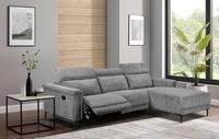 OTTO home Ecksofa LUND Cord, L-Form, 261 cm, man. o. elektr. Relaxfunktion (mit